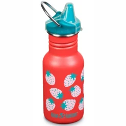 Reiseflasche Klean Kanteen Classic Narrow Coral Kinder Strawberries 355 Ml