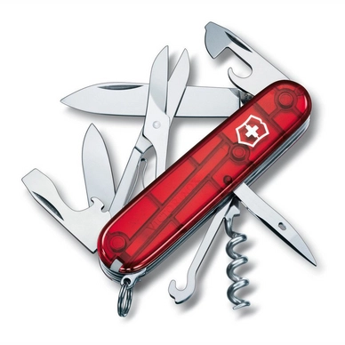 Taschenmesser Victorinox Climber Transparant Red 3 Taschenmesser Victorinox Climber Transparant Red