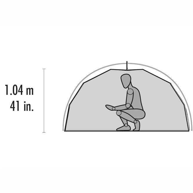 Zelt MSR Elixir 3 Tent Gray V2 4 Zelt MSR Elixir 3 Tent Gray V2 – Bild 2