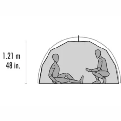 Zelt MSR Elixir 4 Tent Green V2 -Günstiges Outdoorsupply Geschäft 3 10313 msr elixir 4 floorplan side