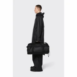 Reisetasche Rains Duffel Bag Small Unisex Black -Günstiges Outdoorsupply Geschäft 6 13360 black men 1