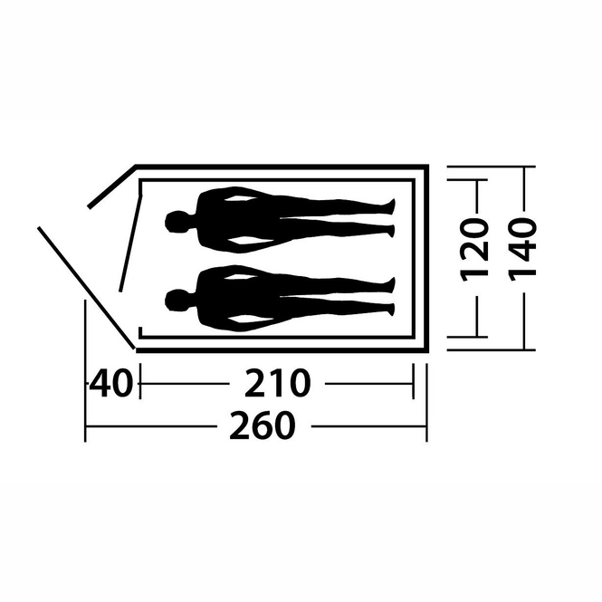 Zelt Easy Camp Meteor 200 Blau 8 Zelt Easy Camp Meteor 200 Blau – Bild 6